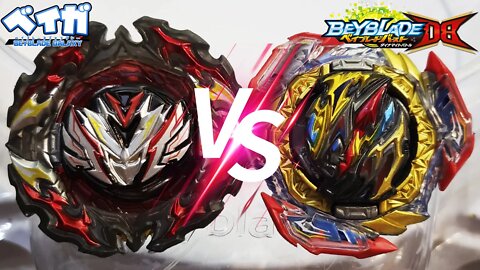 PROMINENCE VALKYRIE .Ov.At'-0 vs ULTIMATE BELIAL 2 .Ov.Br'-0 - Beyblade Burst ベイブレードバースト