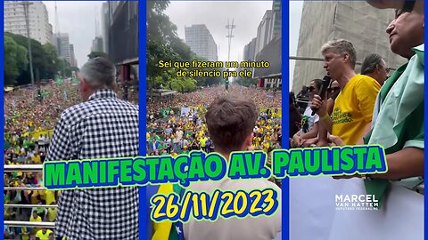 MANIFESTAÇÃO POR JUSTIÇA NA AV PAULISTA (26/11/2023)