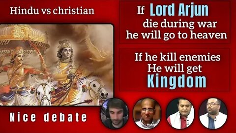 If Lord Arjun dies during war will go to heaven - Sakshi Apologetics debates ISKCON Hare Krishna