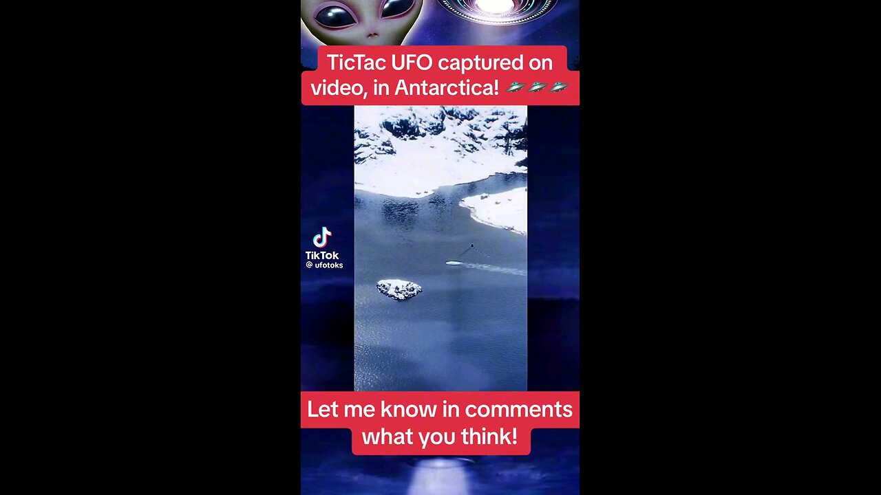 UFO captured in Antarctica