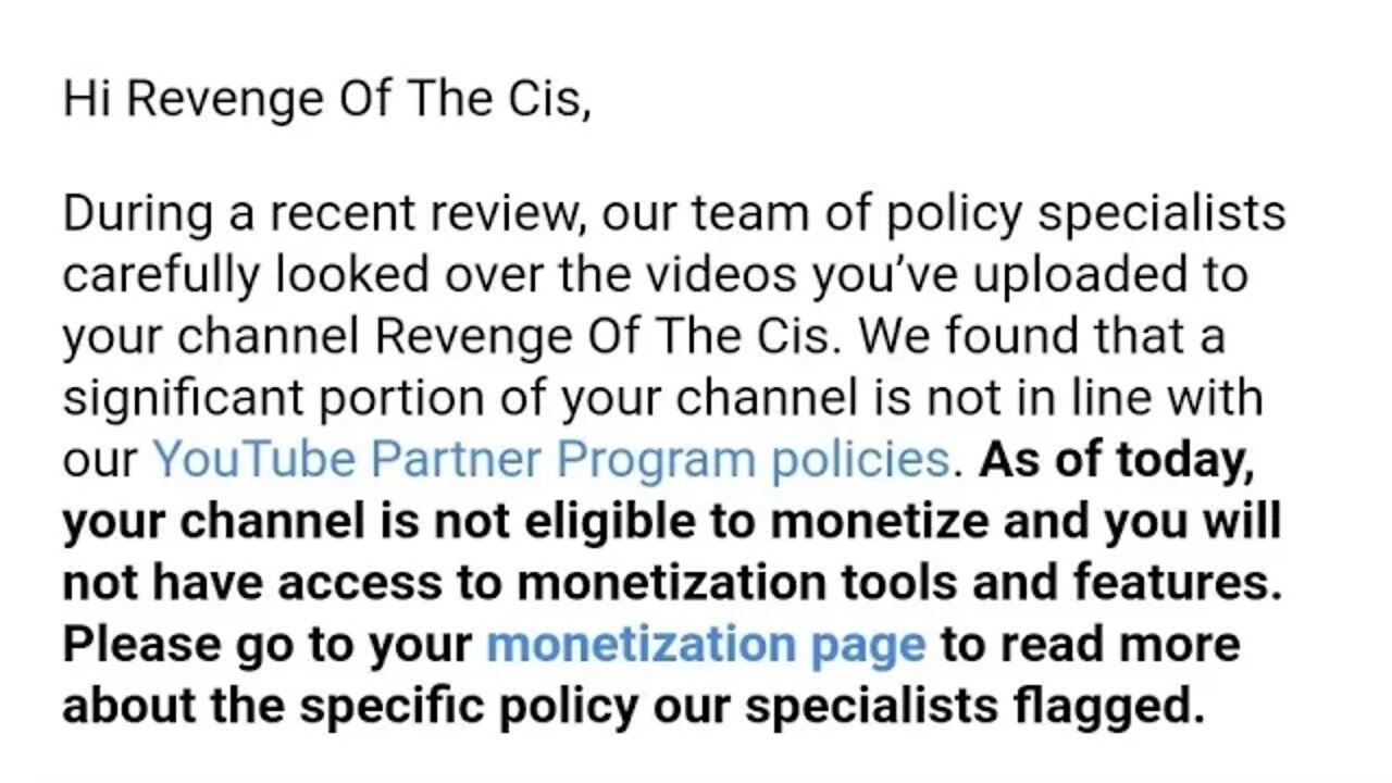 Our Channel Has Been Demonitized #VoxAdpocalypse #InternetBillOfRights