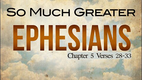 CFC Sunday Sermon - February 25, 2024 - So Much Greater