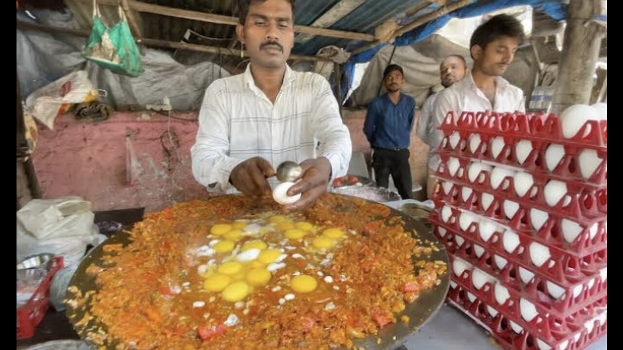 Pakistani Egg bhurji | Pakistani street food