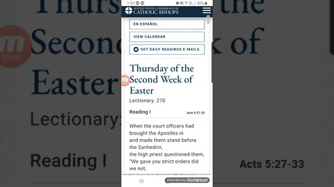 Jesus is our Savior/ Bible reading April 15 / 2021