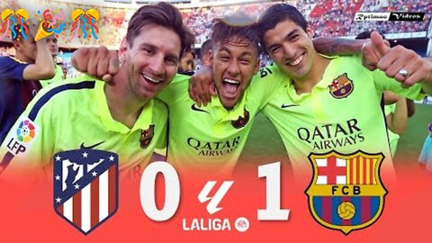 Atlético de Madrid O x 1 Barcelona La Liga | Goals & Highlights HD