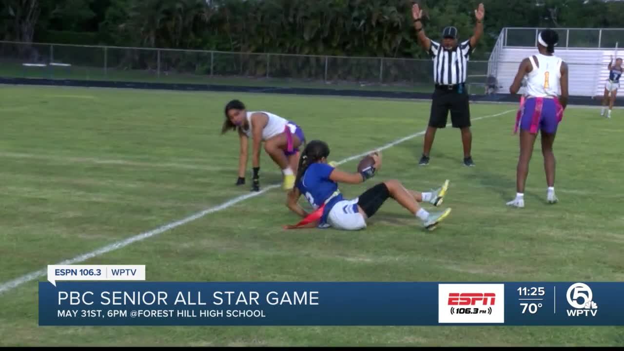 Palm Beach County senior all-star flag game next week