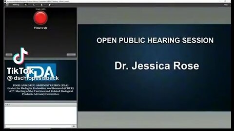 Dr. Rose testimony to FDA on booster shots