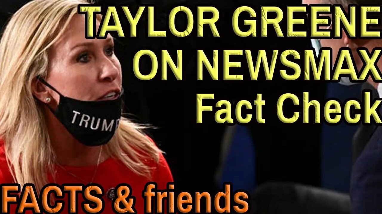 MARJORIE TAYLOR GREENE FACT CHECK Interview on Newsmax with Greg Kelly on the #LieStream with chat