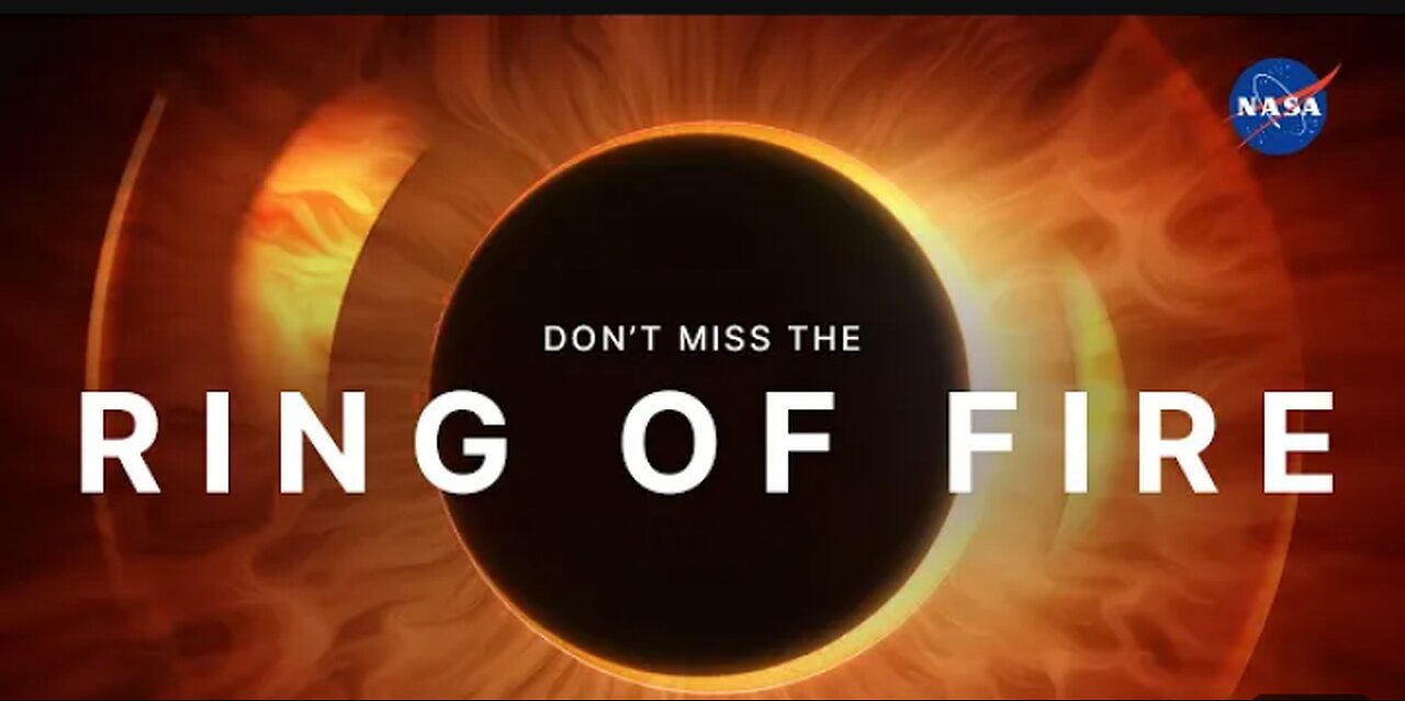 Watch the "Ring Of Fire" solar eclipse ,officially promoted by NASA