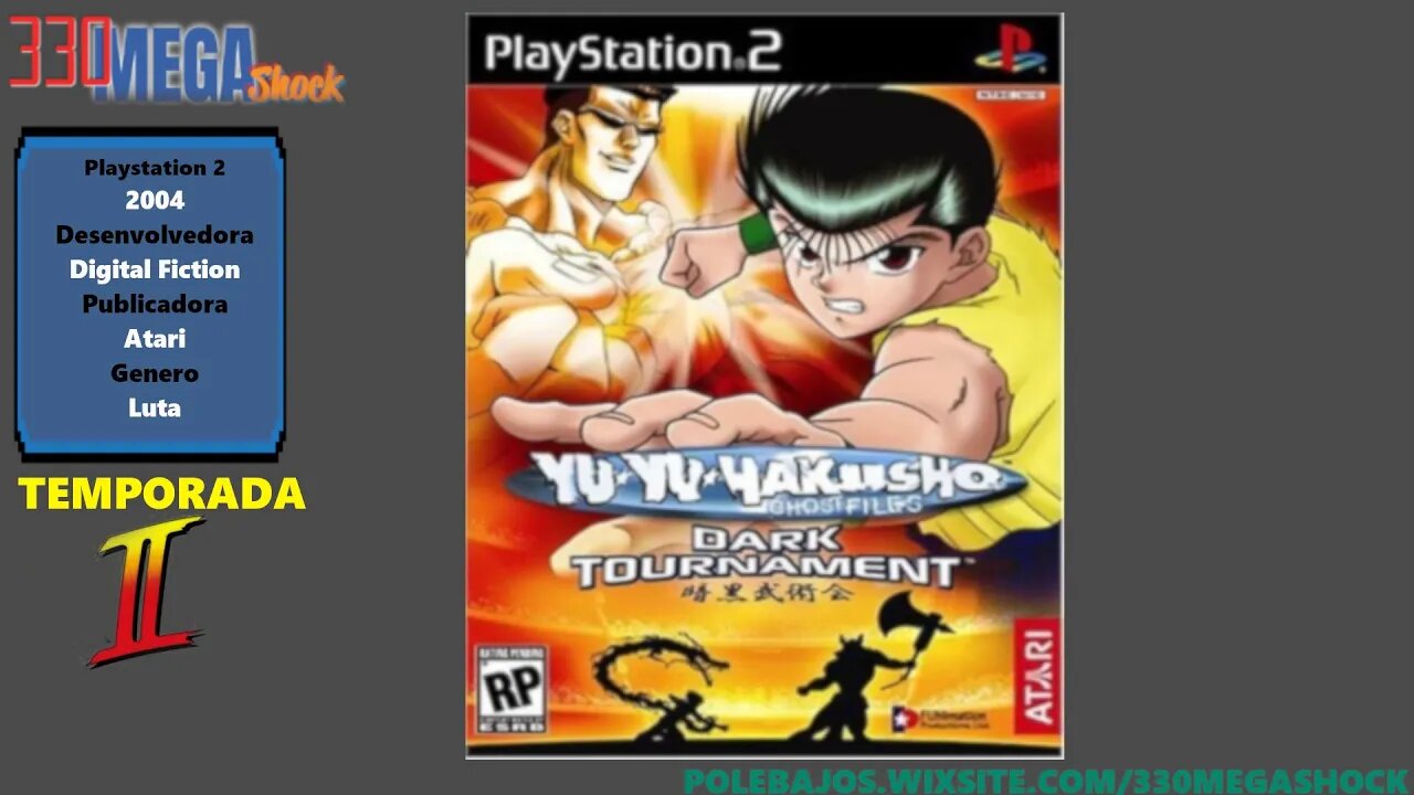 Jogo Completo 59: Yu Yu Hakusho Dark Tournament (Playstation 2)