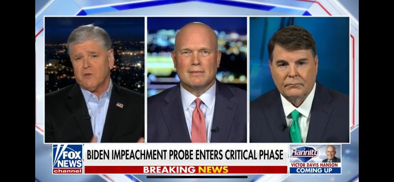 Matt Whitaker on Hannity-Fox News Channel 11.28.2023