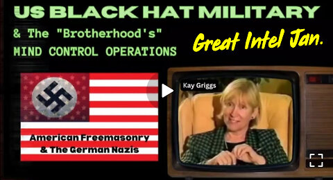 u.s Blackhat Military & The Brotherhood's Mind Control Operations