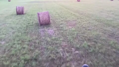 Hay Bales and sunsets for Brian Waller