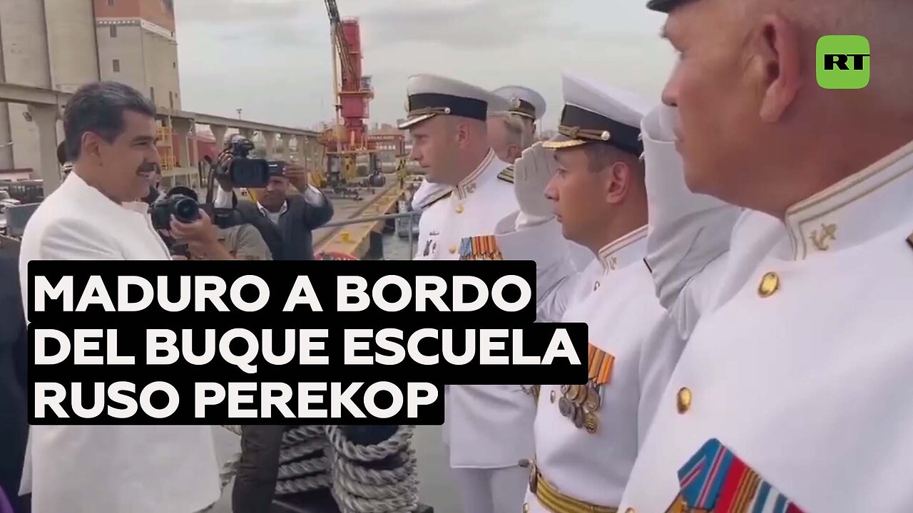 Maduro visita el buque escuela Perekop de la Armada rusa