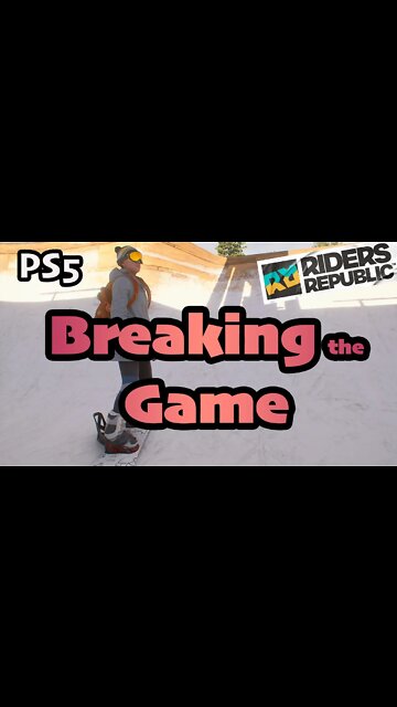 The Game Broke send help! funny #shorts RIDERS REPUBLIC