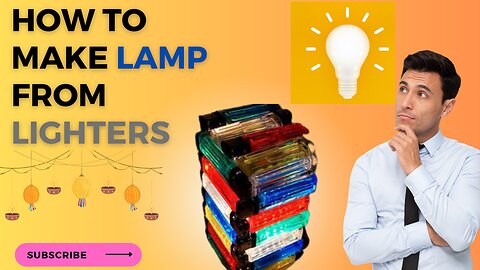 LED lamp made from lighters