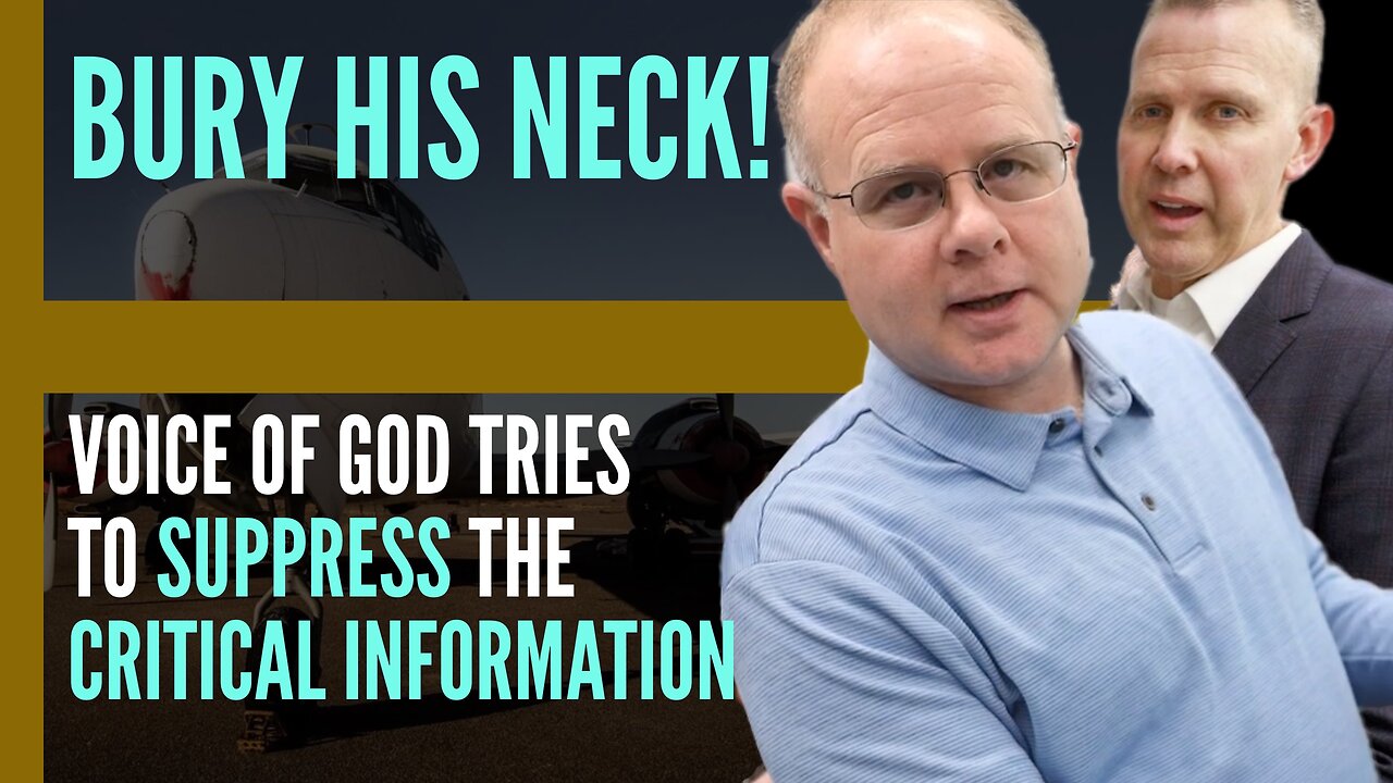 BURY HIS NECK!!! VOG Tries to SUPPRESS the Critical Information - Threatens Lawsuit