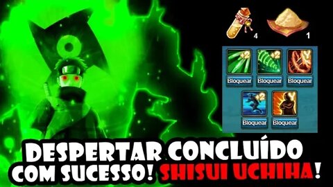 Despertando o Shisui [Susano'o] e testando as comps de Chuãozinho! Naruto Online