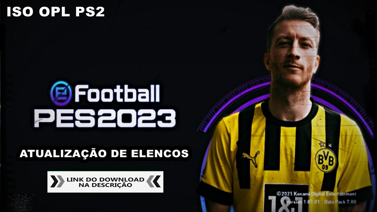 BAIXAR PES 2023 ELENCOS 100% ATUALIZADOS ISO OPL PS2