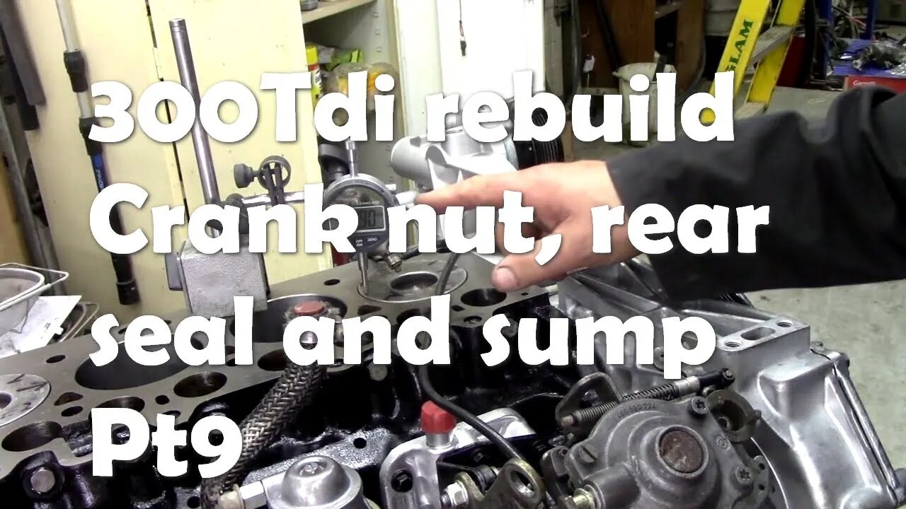 300Tdi rebuild crank seal question, pulley bolt and sump Pt9