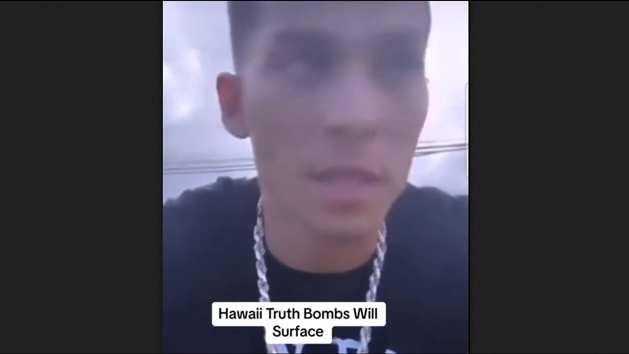 Local Resident Says Hawaii Fires Were Not Caused By A Natural Event - HaloRock