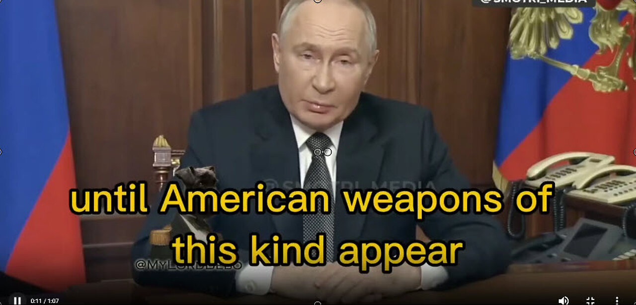 PUTIN, "STRIKE NATIONS, WEAPONS TO UKRAINE!"