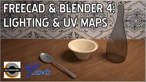 Render SolidWorks and FreeCAD Models in Blender 4: Lighting and UV Maps|JOKO ENGINEERING|