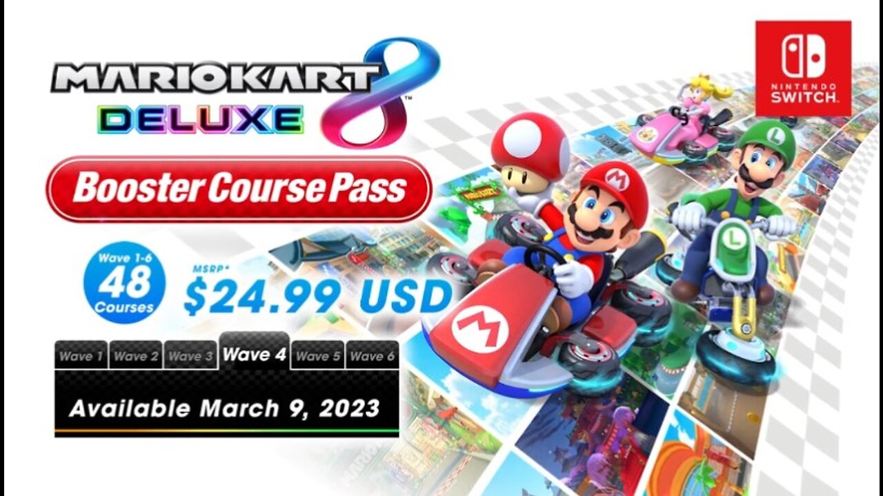 Mario Kart 8 Deluxe - Booster Course Pass | Wave 4 Will be available March 9