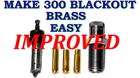 Improved: Making 300 Blackout Brass with Lee Power Quick trim system