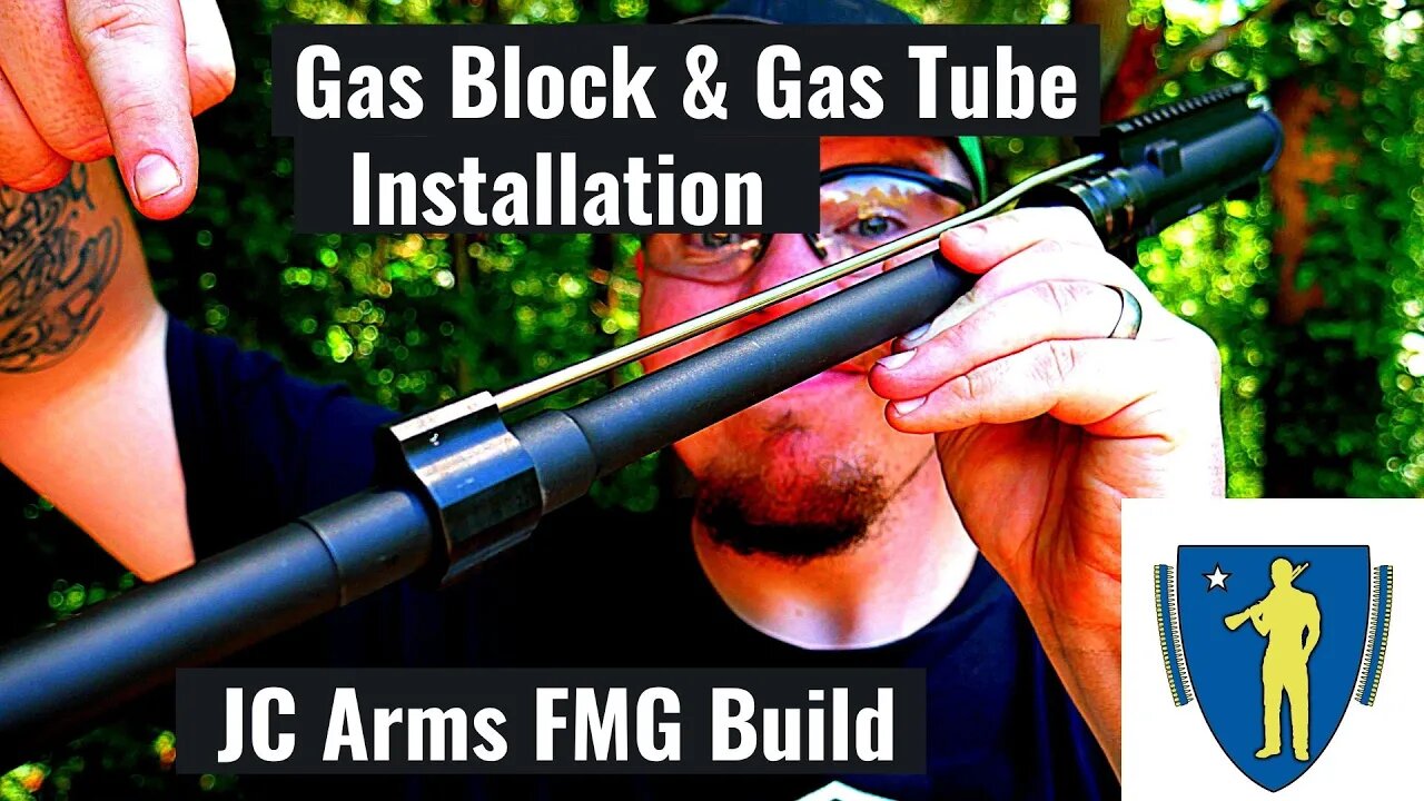 Gas Block & Gas Tube Install JC Arms Fixed Mag AR15!!!!!!