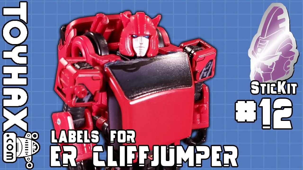 TOYHAX Labels for ER Cliffjumper | SticKit #12