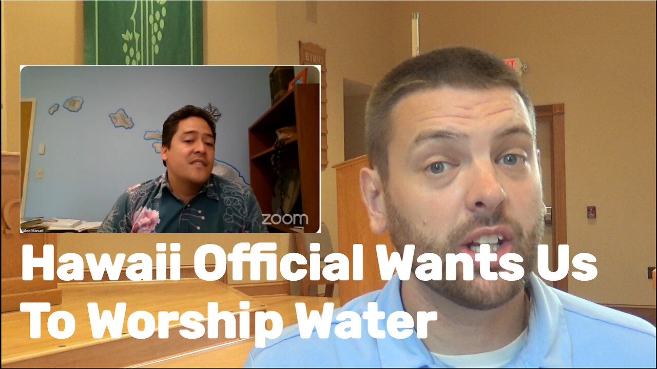 Hawaii Official Wants Us To Worship Water