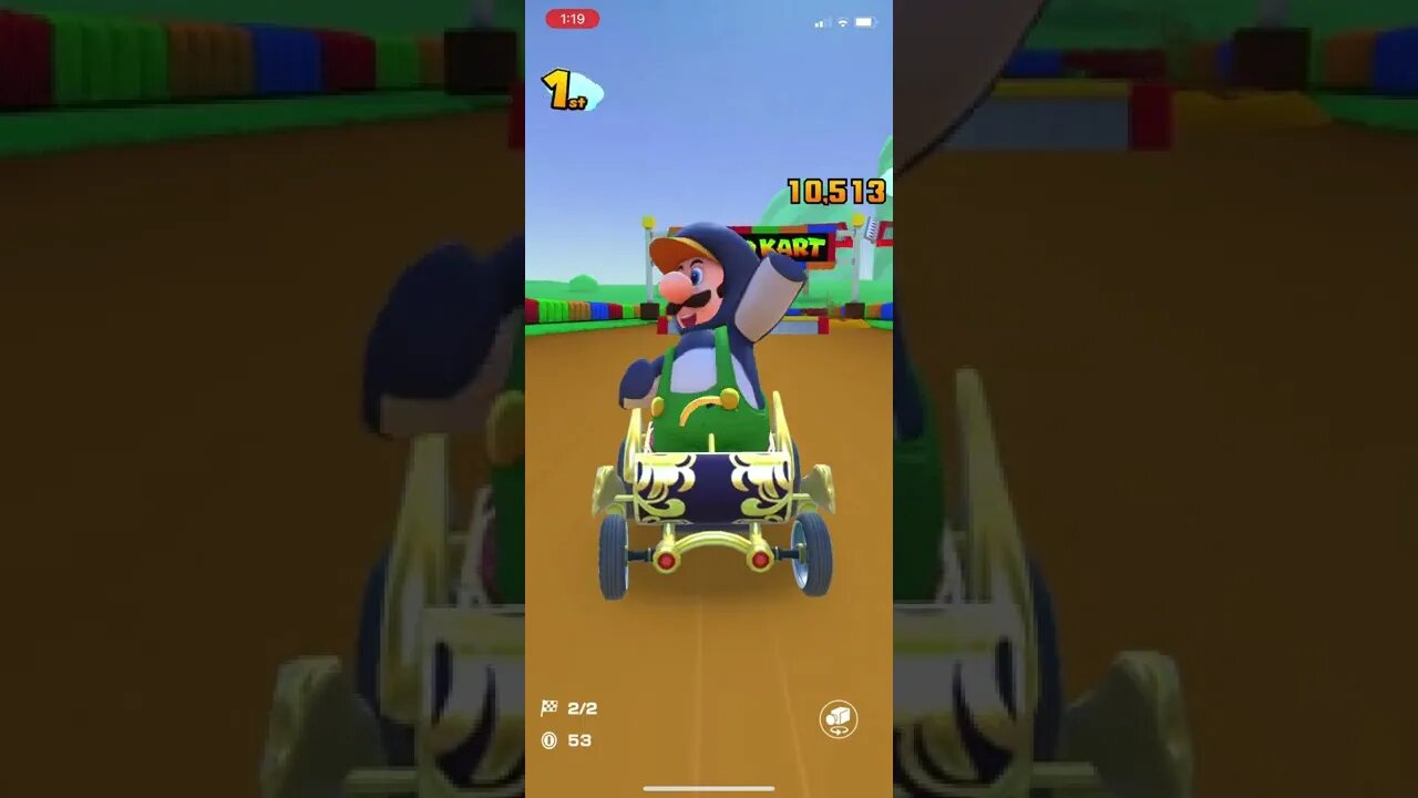 Mario Kart Tour - Penguin Luigi Gameplay (Cold Pipe High-End Reward Driver)