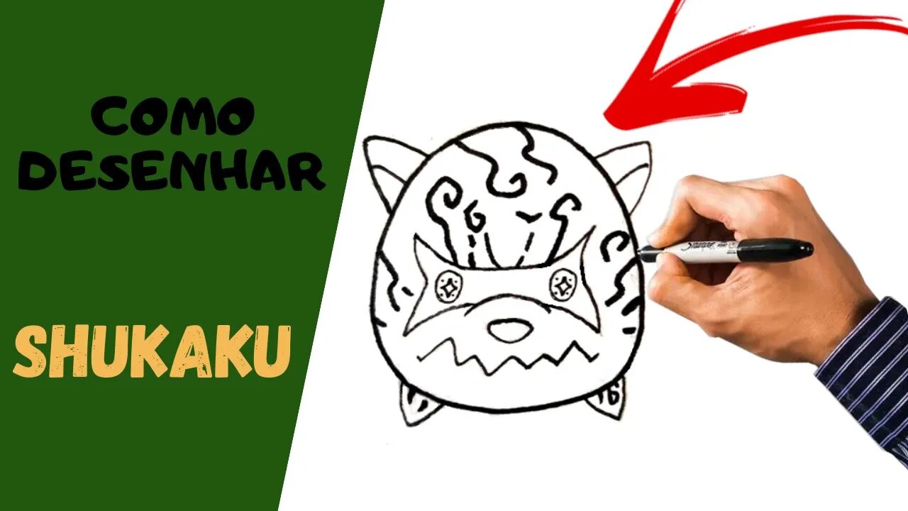 COMO DESENHAR SHUKAKU CHIBI | NARUTO