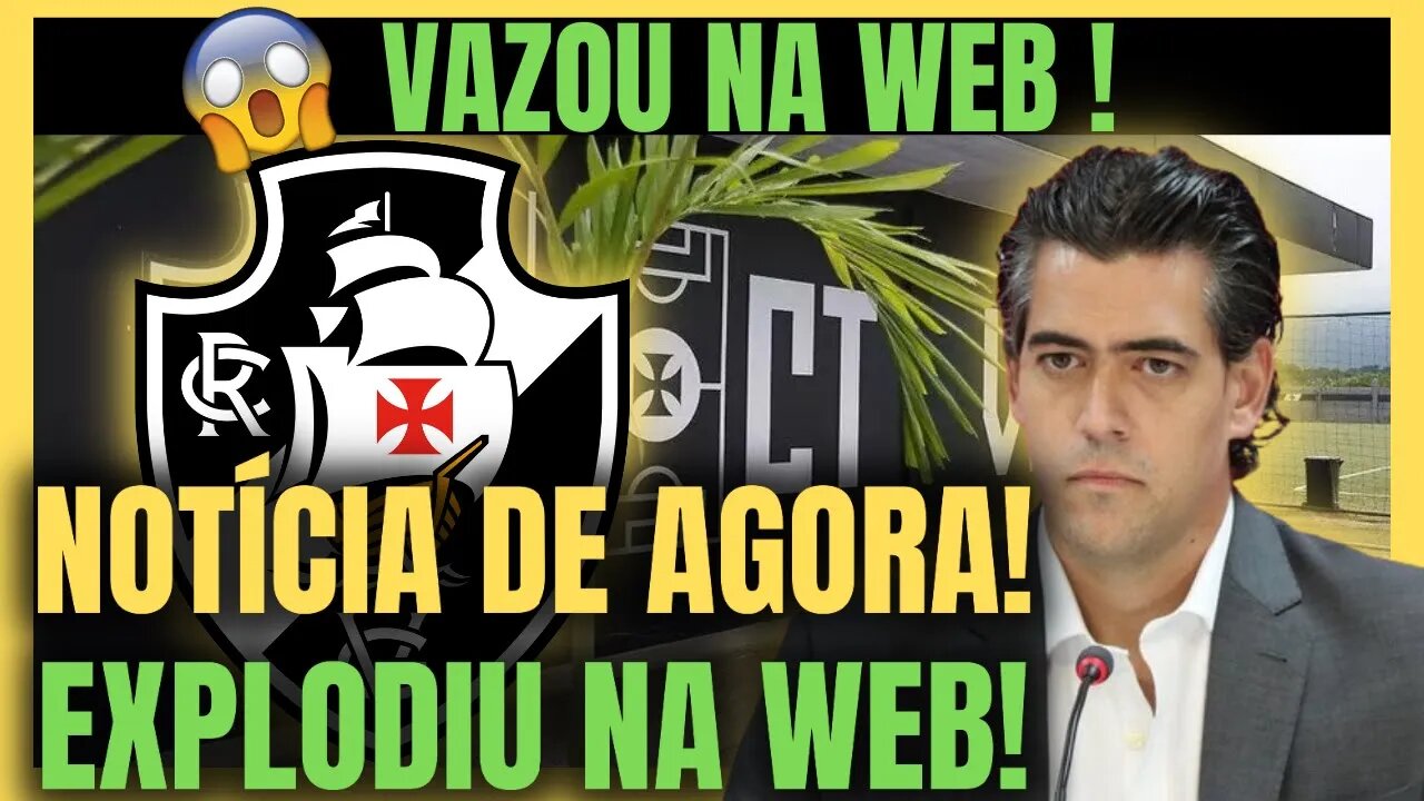 EXPLODIU A TORCIDA! AUDIO VAZADO NA WEB! NOTÍCIAS DO VASCO