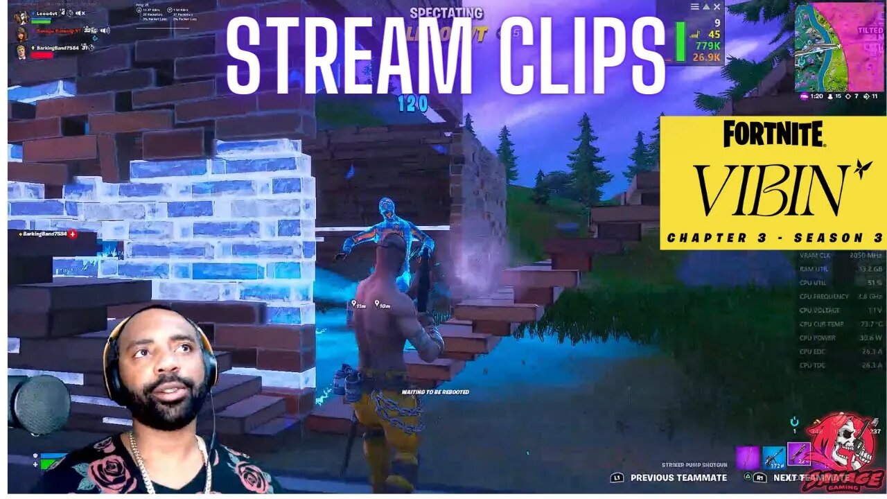 FORTNITE [LIVE] STREAM CLIPS CHAPTER 3 SEASON 3