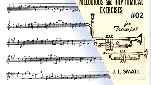 🎺🎺🎺 [TRUMPET ETUDE] Small 27 Melodical and Rhythmical exerc. forTrumpet- #02 por Helder Passinho Jr.