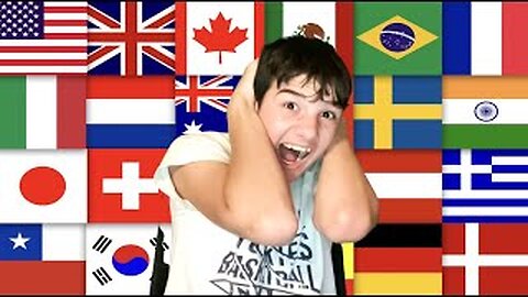 Can YOU Name ALL Of THESE World Flags?