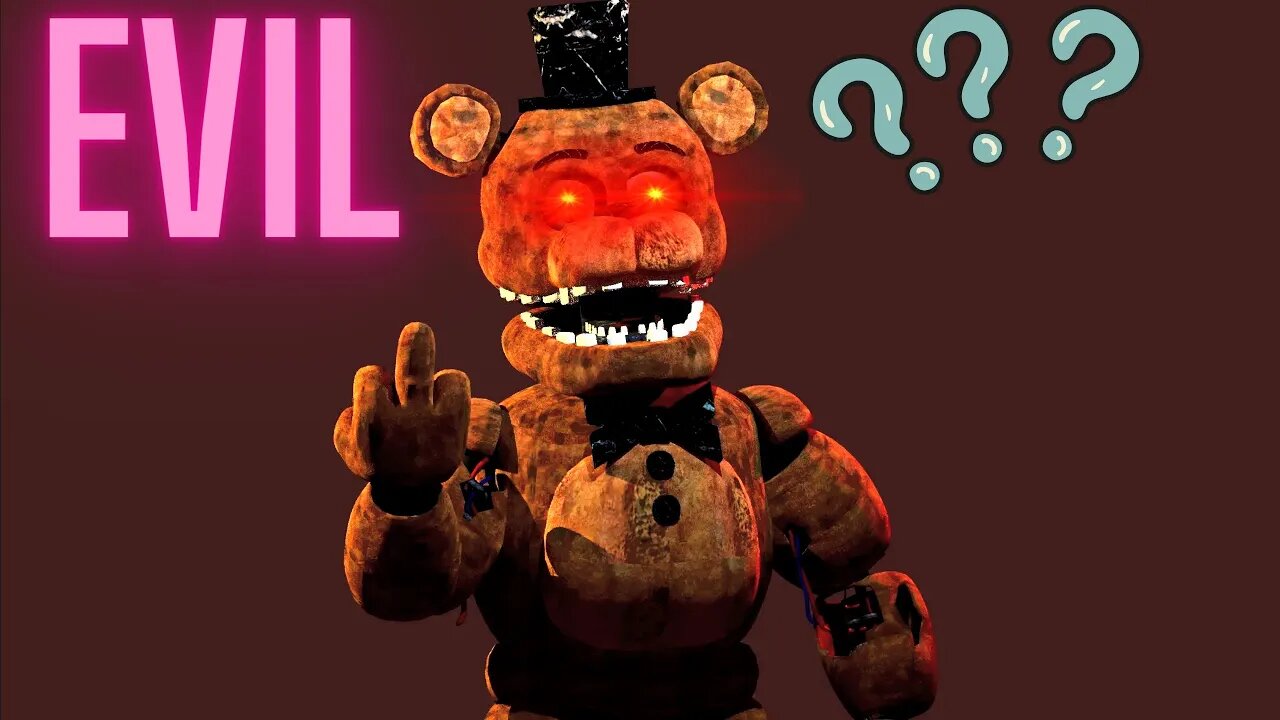 Freddy is making unusual signs #fnaf