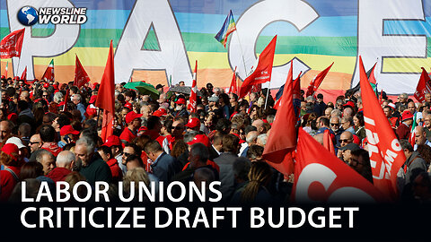 Thousands of Italian workers protest over government budget plan