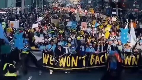 Law & Border: Illegal Aliens March Against Impending Mass Deportations In Manhattan