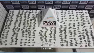 "Turno dos Águias": dupla presa com quase 400 buchas de maconha em Caratinga durante operação