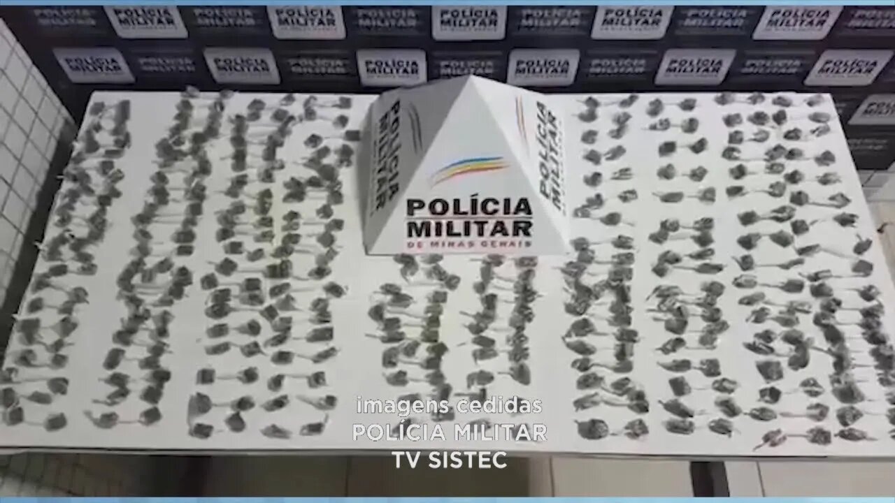 "Turno dos Águias": dupla presa com quase 400 buchas de maconha em Caratinga durante operação