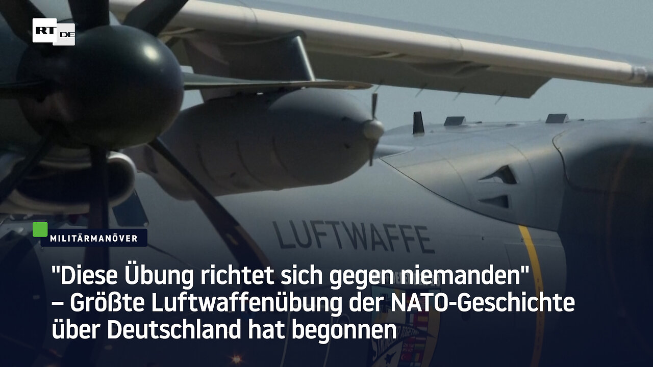 Größte Luftwaffenübung der NATO-Geschichte über Deutschland hat begonnen