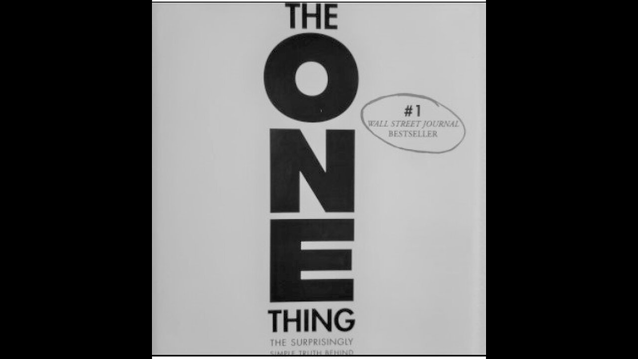 The One Thing: Extraordinary Results (Live By Priority)
