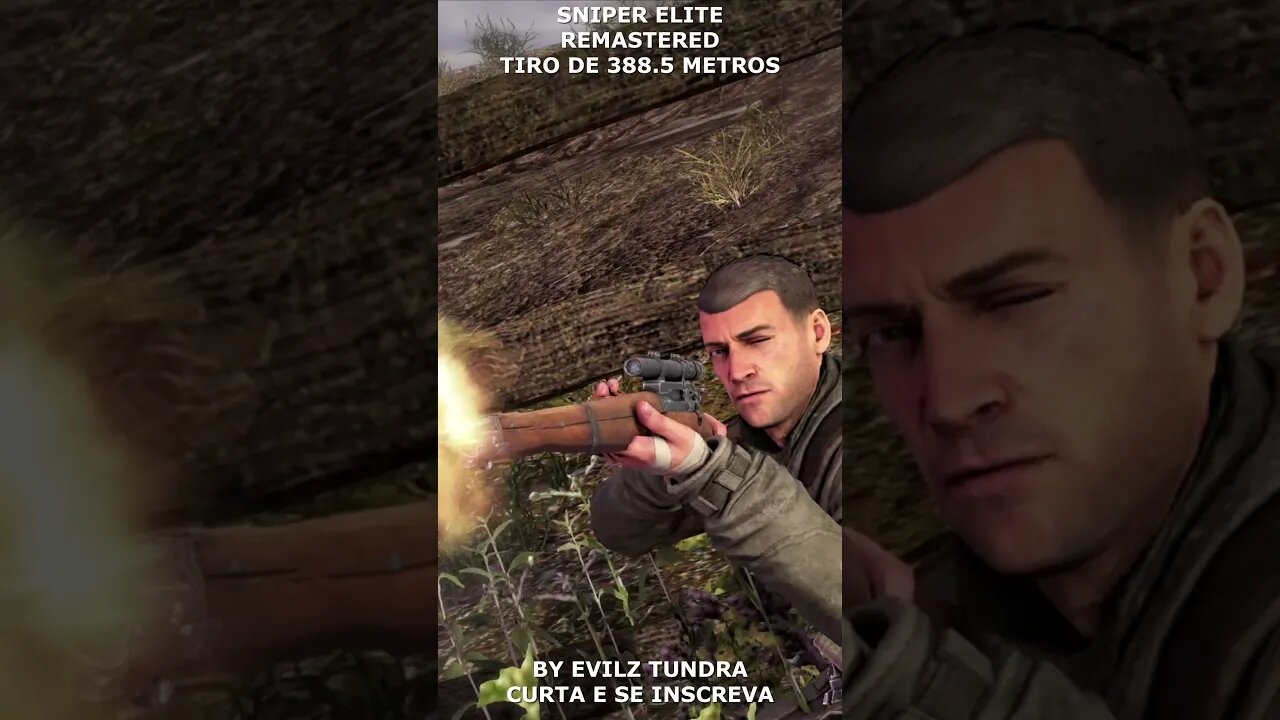 SNIPER ELITE REMASTERED TIRO DE 388.5 METROS XRAY