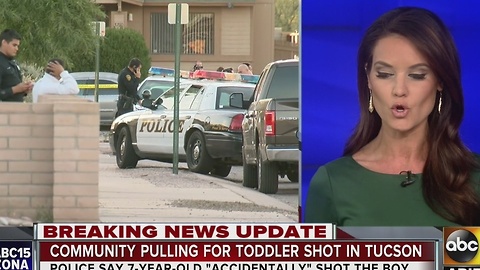 How did 7-year-old get gun to shoot 3-year-old?