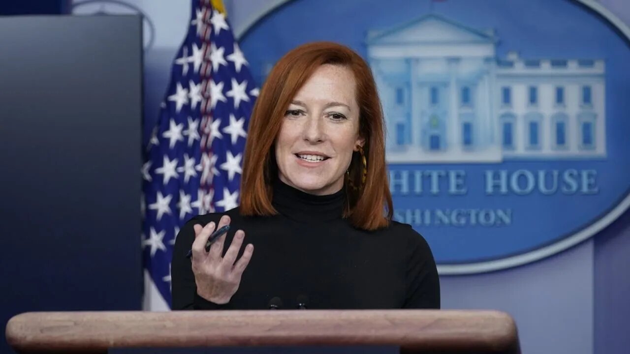 White House press secretary Jen Psaki holds news conference