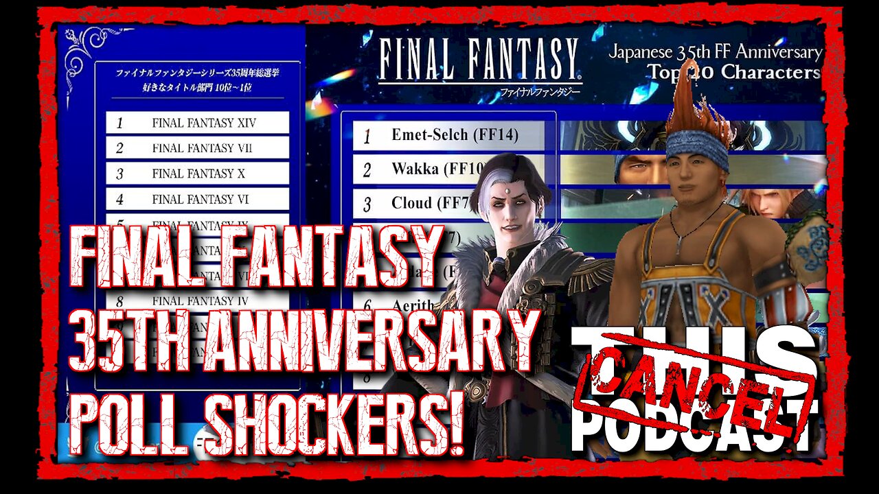 Final Fantasy 35th Anniversary Poll Reveals Shocking Upset! XIV Becomes Most Popular Game in Series!