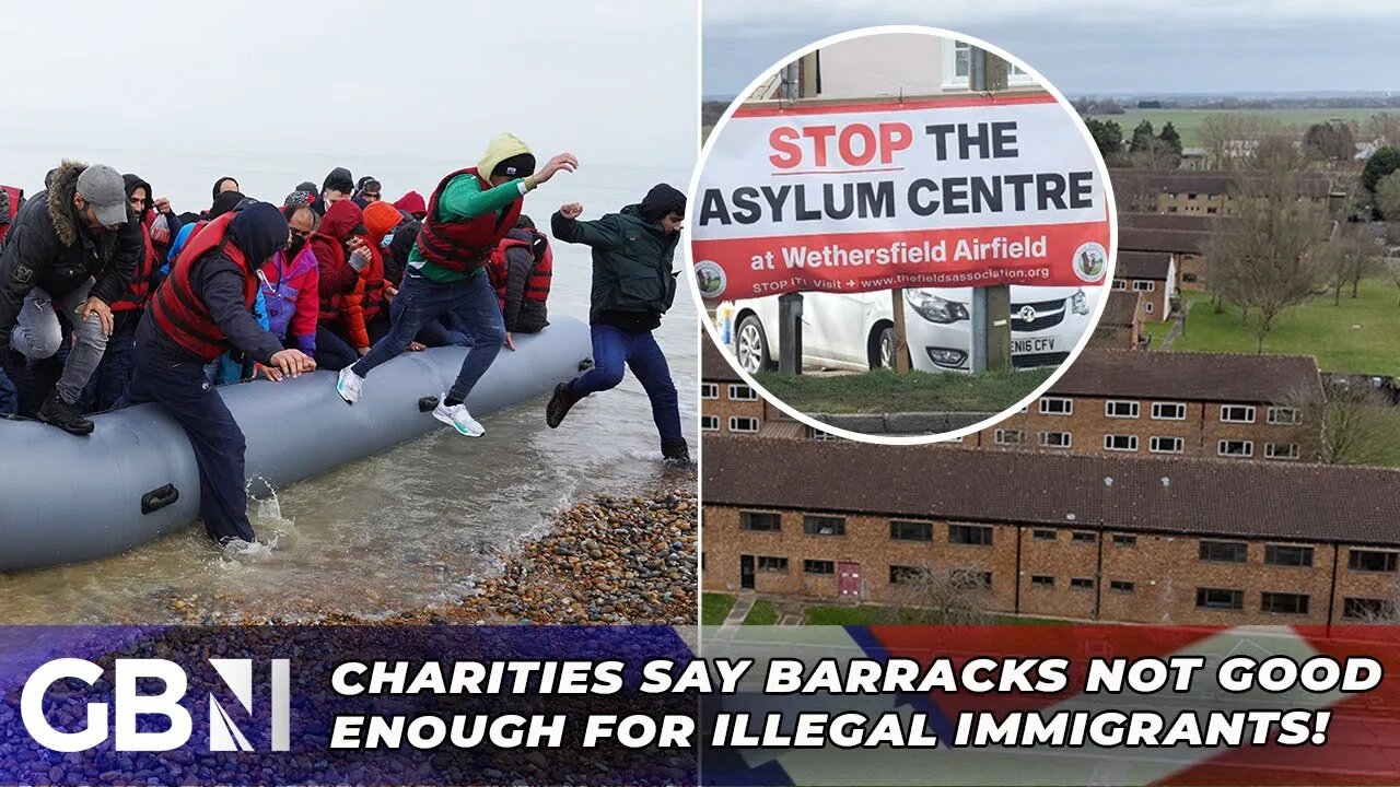 Barracks 'NOT GOOD ENOUGH' for illegals say charities taking government to court